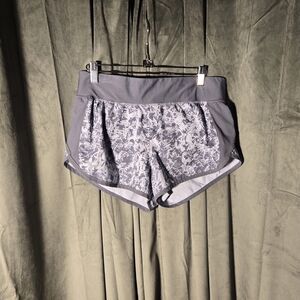 Under Armour Gray Floral-Print Athletic Shorts